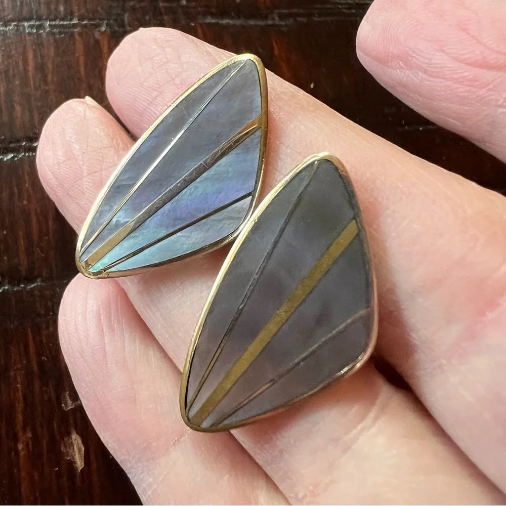 Opalescent Cuff Links